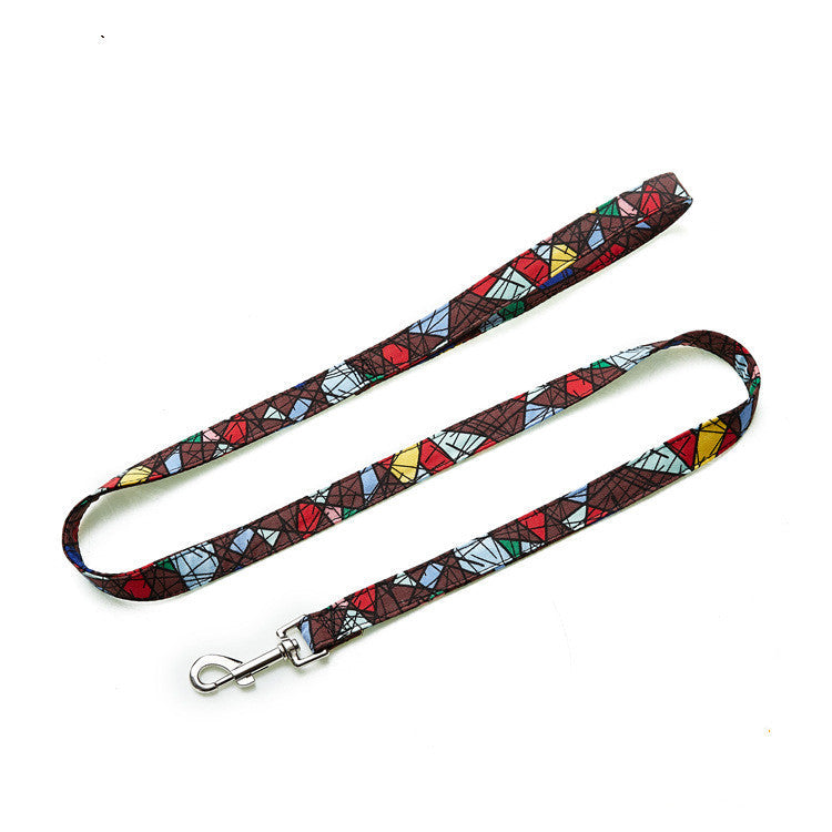 KFX-0922301 Ethnic Bohemian Traction Belt with Colorful Design