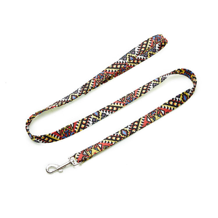 KFX-0922301 Ethnic Bohemian Traction Belt with Colorful Design