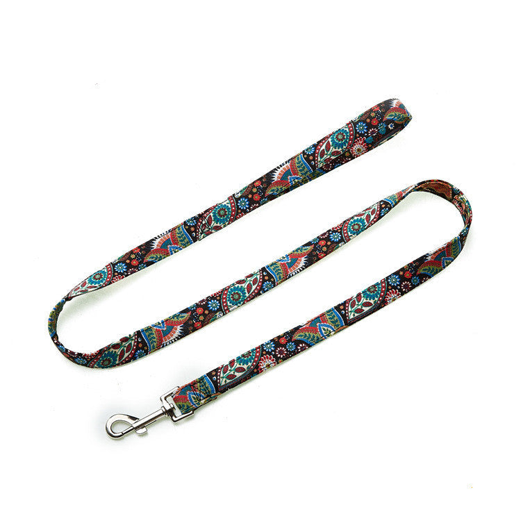 KFX-0922301 Ethnic Bohemian Traction Belt with Colorful Design