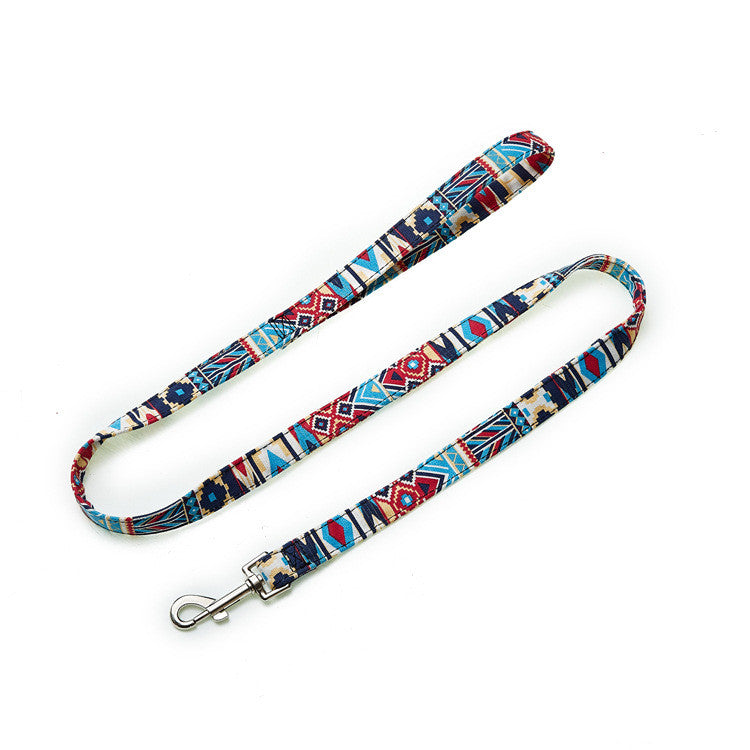 KFX-0922301 Ethnic Bohemian Traction Belt with Colorful Design