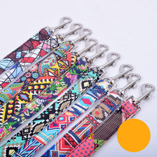 KFX-0922301 Ethnic Bohemian Traction Belt with Colorful Design
