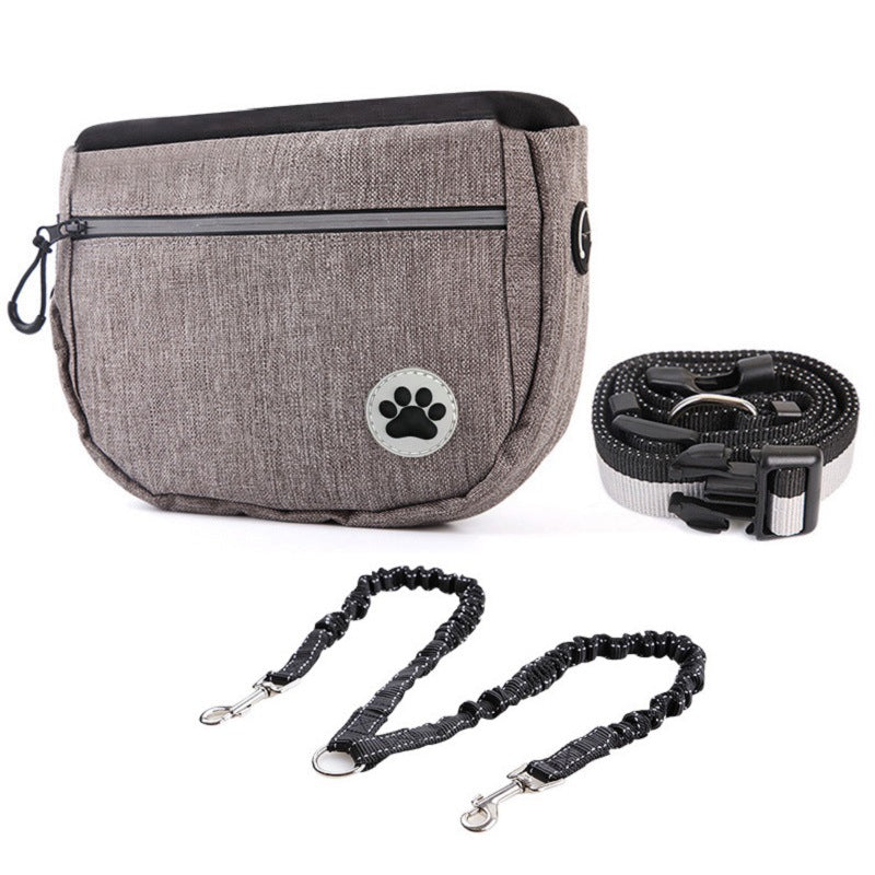 KFX-0924733 All-Purpose Outdoor Dog Training Waist Bag with Snack Compartment and Accessories