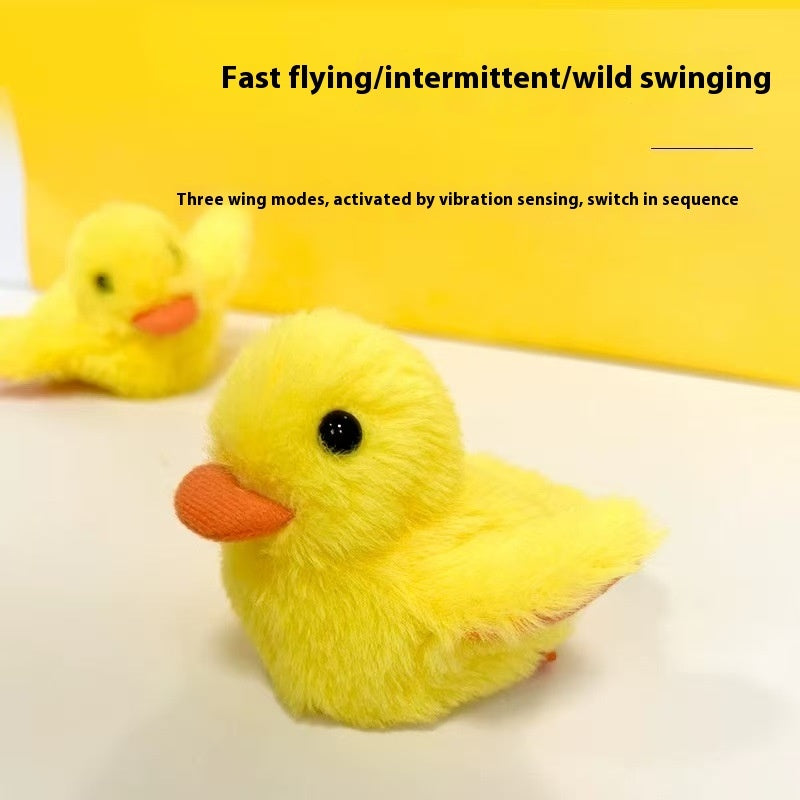KFX-0927933 Small Plush Fat Cat Toy - Self-Hi Relieving Simulation Bird for Pets