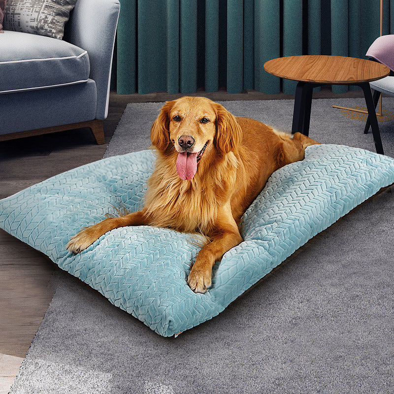 KFX-0928317 Removable and Washable Dog Kennel Mat, Bite Resistant Sleeping Pad Available in Multiple Sizes