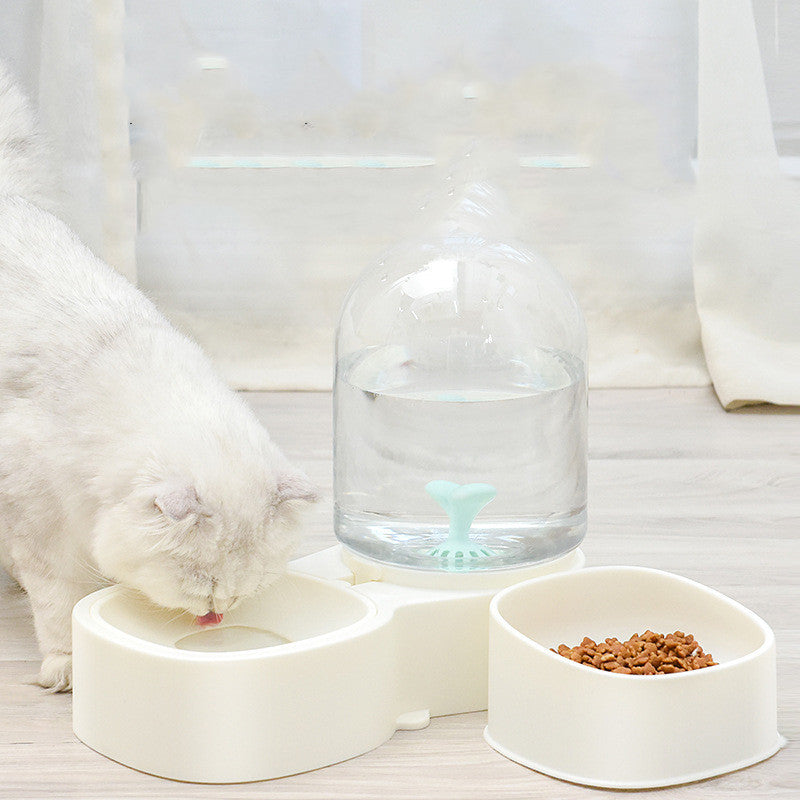 KFX-0928445 Automatic Pet Water Fountain for Dogs and Cats - Transparent Storage Tank with Filter