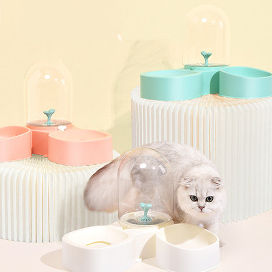 KFX-0928445 Automatic Pet Water Fountain for Dogs and Cats - Transparent Storage Tank with Filter