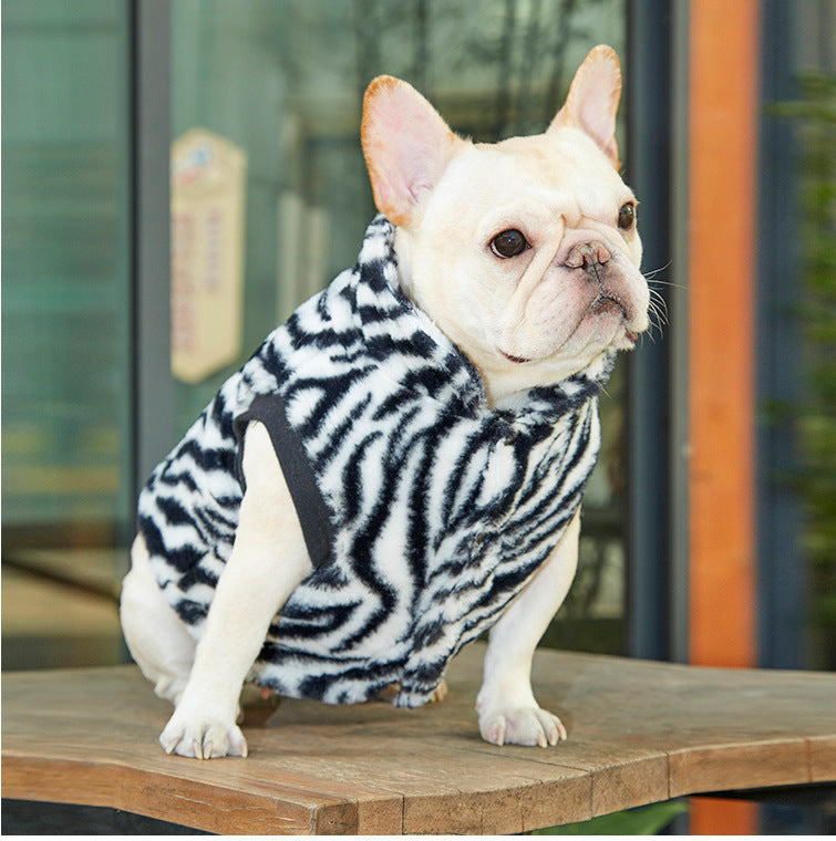 KFX-0928829 Leopard Print Plush Vest for Comfortable Autumn and Winter Wear