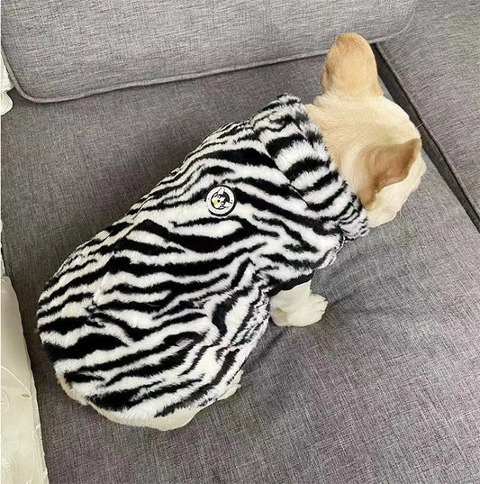 KFX-0928829 Leopard Print Plush Vest for Comfortable Autumn and Winter Wear