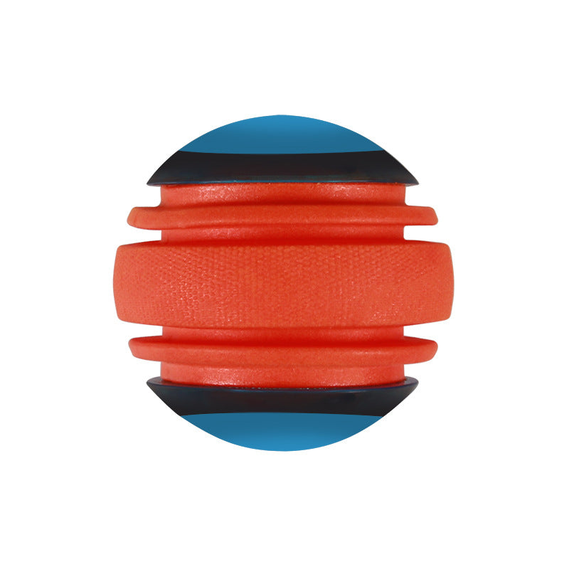 KFX-0929085 Luminous Bite-Resistant Interactive Dog Toy Set - Molar Rod, Teether Ball & Rugby