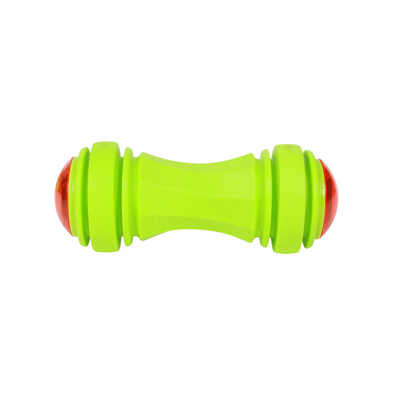 KFX-0929085 Luminous Bite-Resistant Interactive Dog Toy Set - Molar Rod, Teether Ball & Rugby