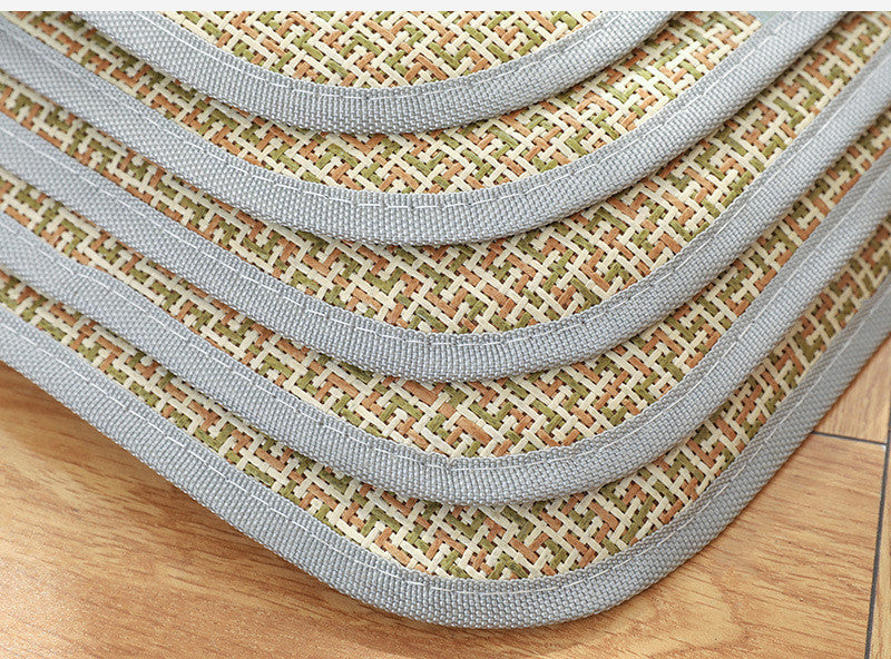 KFX-0930109 Cooling Pet Mat for Dogs - Non-Slip Rattan & Sponge Ice Cushion in Various Sizes