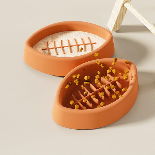 KFX-0934205 Silicone Anti-Choke Slow Feeding Bowl with Suction Cup for Pets