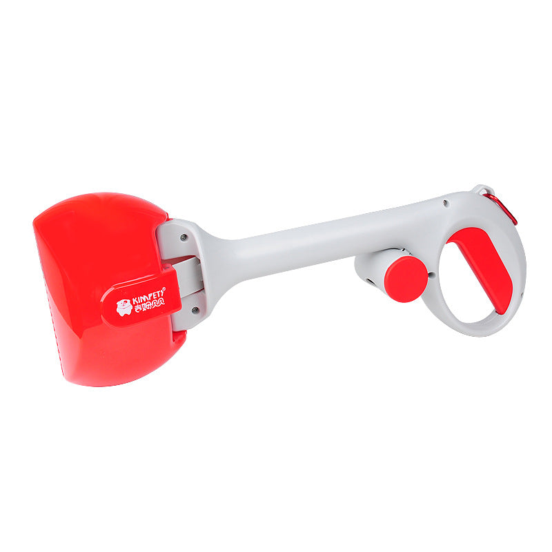 KFX-0937789 Automatic Portable Dog Pooper Scooper with Plastic Bag for Easy Cleanup