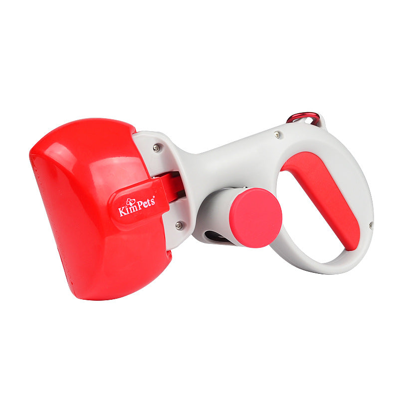 KFX-0937789 Automatic Portable Dog Pooper Scooper with Plastic Bag for Easy Cleanup