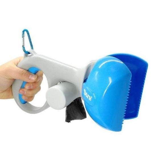 KFX-0937789 Automatic Portable Dog Pooper Scooper with Plastic Bag for Easy Cleanup