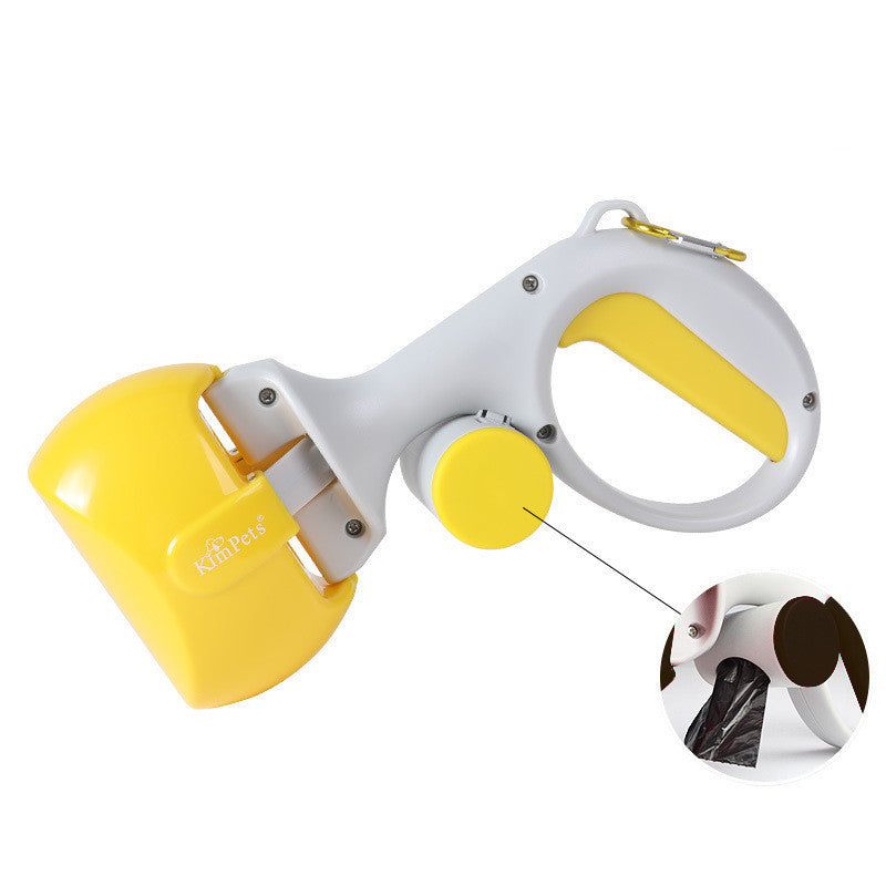 KFX-0937789 Automatic Portable Dog Pooper Scooper with Plastic Bag for Easy Cleanup