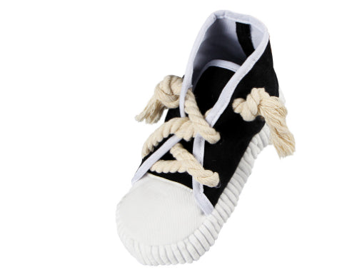 KFX-0940605 Pet Simulation Sounding Toy - Colorful Cloth Canvas Shoes for Interactive Play
