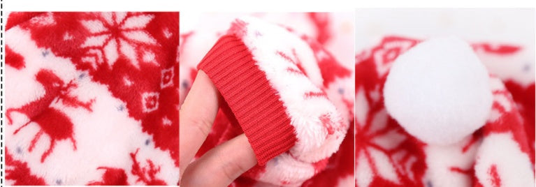 KFX-0944189 Santa Outfit for Pets - Comfortable Cotton Clothes for Christmas Celebrations