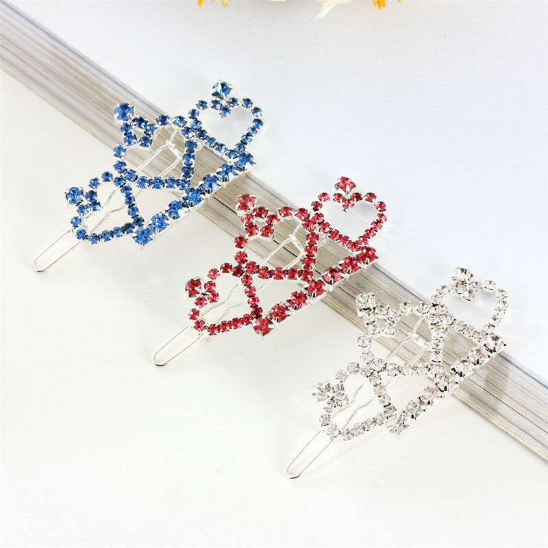 KFX-0944573 Rhinestone Crown Headdress for Pets - Available in White, Pink, and Blue