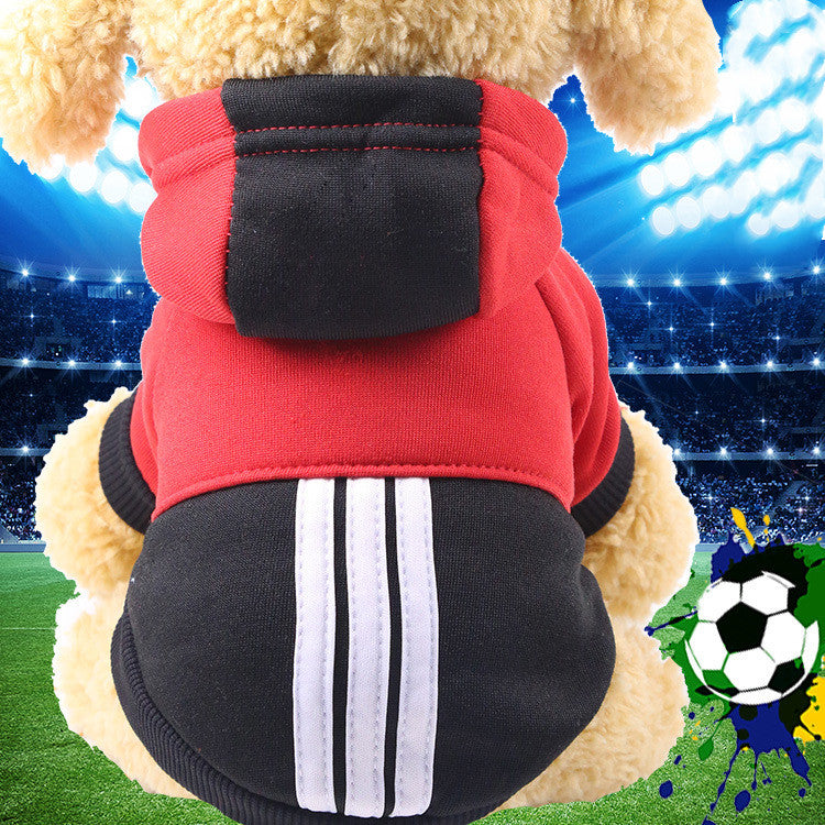 KFX-0944829 Cartoon Hooded Sweater for Dogs and Cats - Cozy Cotton Pet Clothing for Autumn and Winter