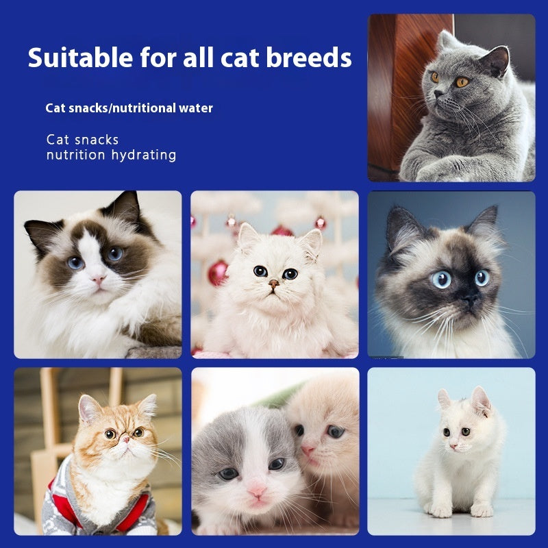 KFX-0945597 Nutritious Cat Strips - Chicken & Egg Yolk, Cod & Fish Roe, Tuna & Fish Seeds, Salmon & Fish Seeds, Abalone & Fish Seeds, 16g Pack