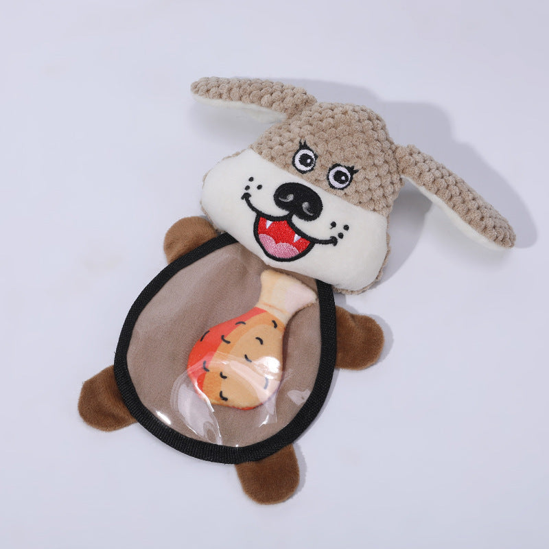 KFX-0947133 Interactive Plush Talking Mouse Toy for Dogs - Ideal for Teddy and Golden Retrievers