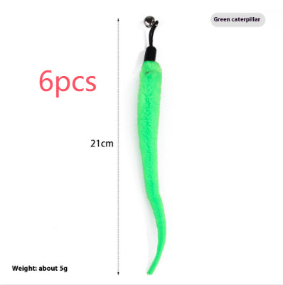KFX-0950333 Telescopic Cat Wand Toy with Glass Fiber and Plush, Extends to 98cm