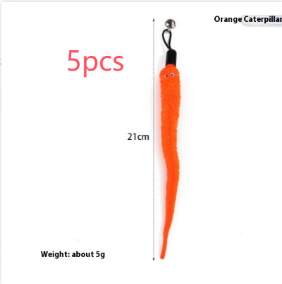 KFX-0950333 Telescopic Cat Wand Toy with Glass Fiber and Plush, Extends to 98cm