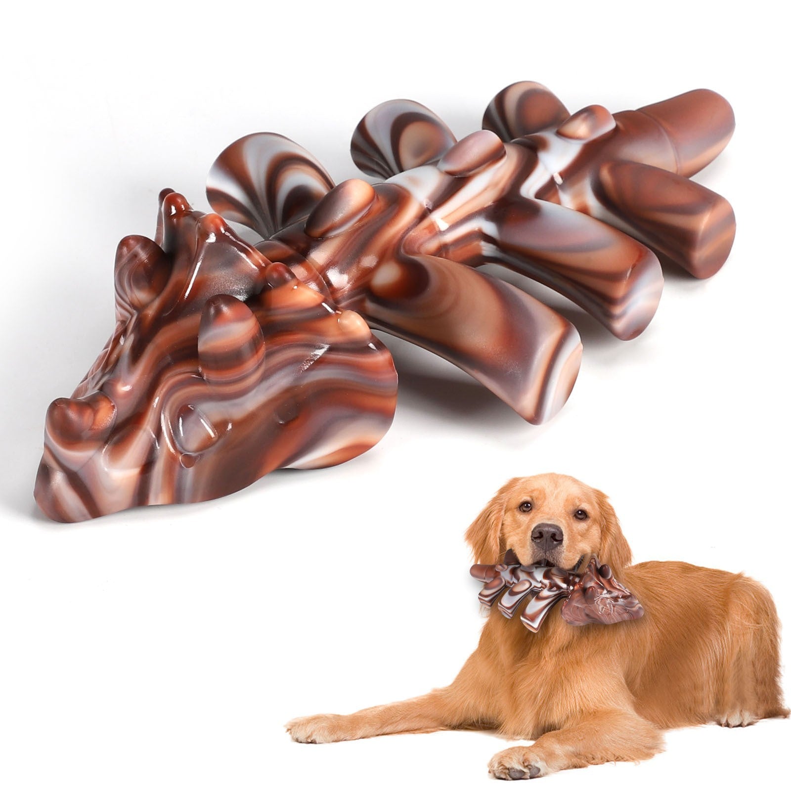 KFX-0953917 Durable Nylon Dog Chewing Toy in Various Beef Flavors
