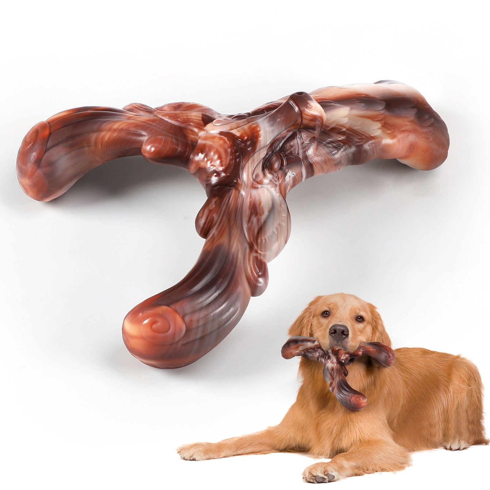 KFX-0953917 Durable Nylon Dog Chewing Toy in Various Beef Flavors