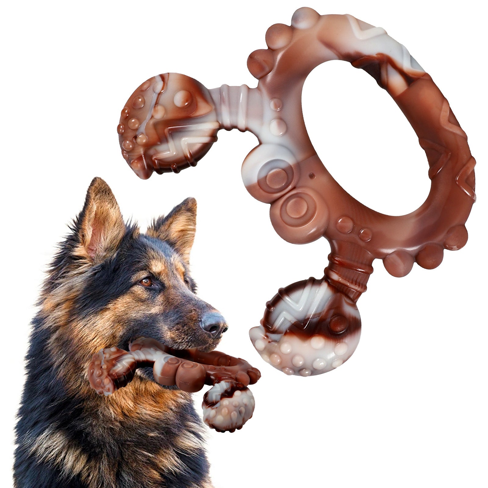 KFX-0953917 Durable Nylon Dog Chewing Toy in Various Beef Flavors