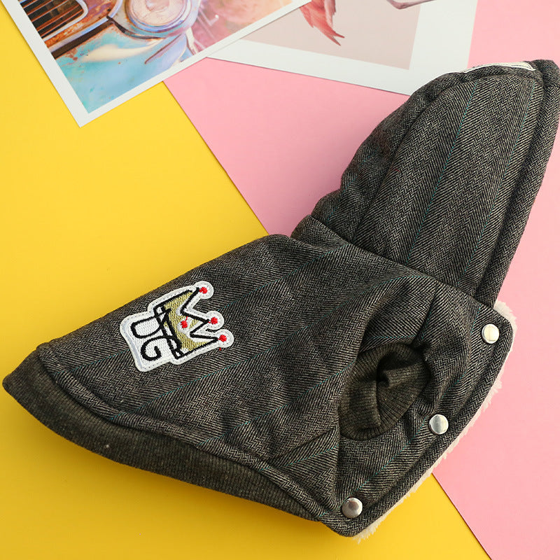 KFX-0955837 Thick Winter Cotton Vest for Puppies - Cozy and Warm Pet Apparel