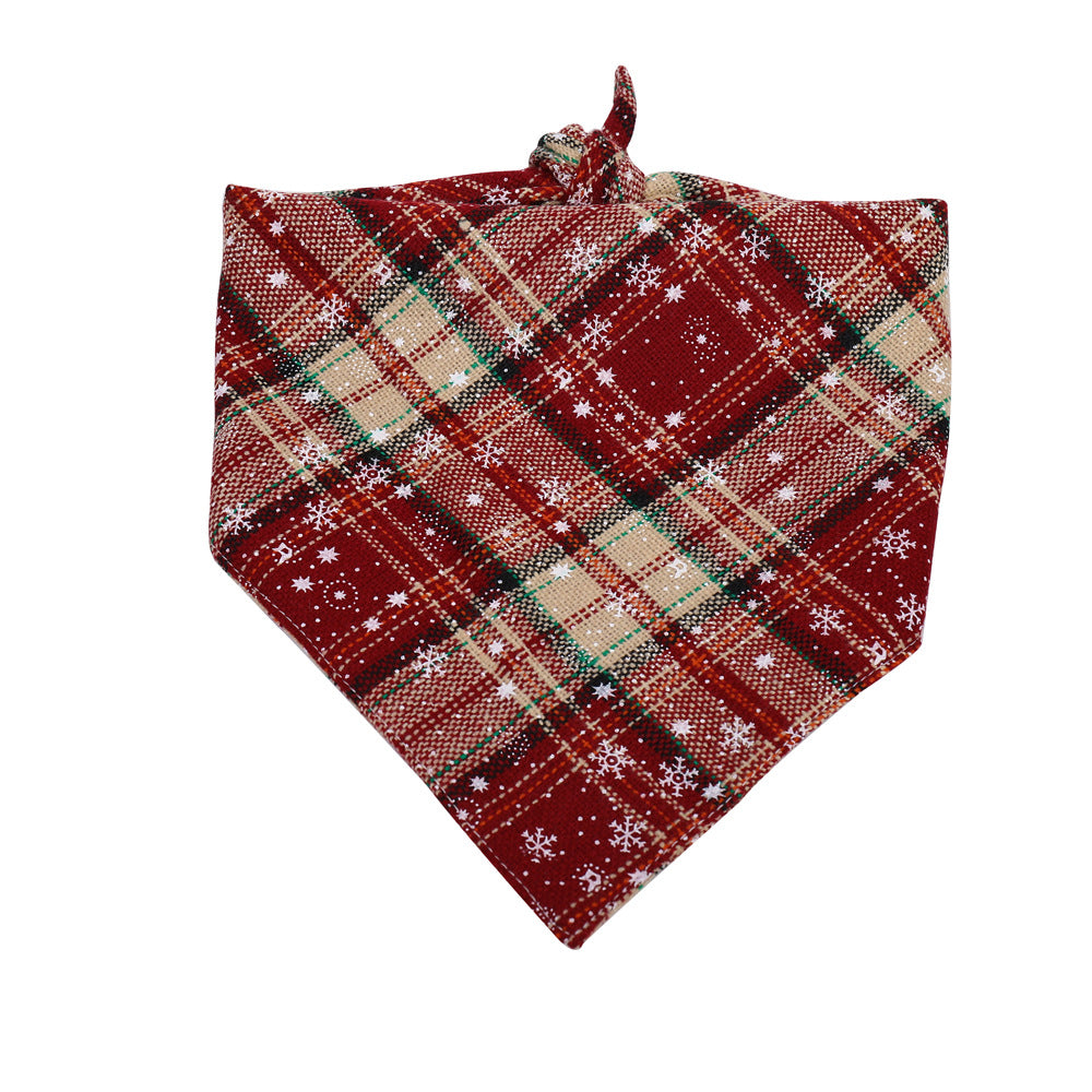 KFX-0958653 Pet Drool Towel - Cotton-Polyester Blend, 65x45cm, All Season Use