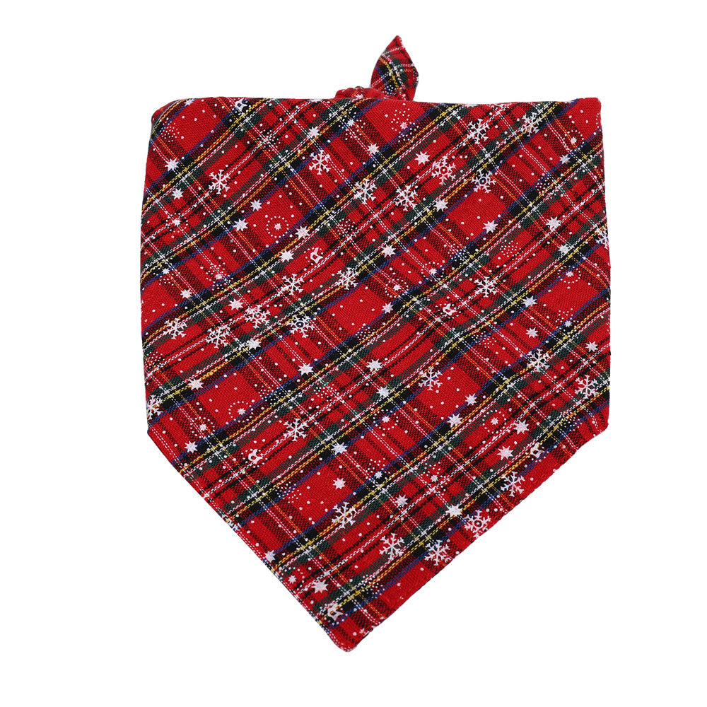 KFX-0958653 Pet Drool Towel - Cotton-Polyester Blend, 65x45cm, All Season Use