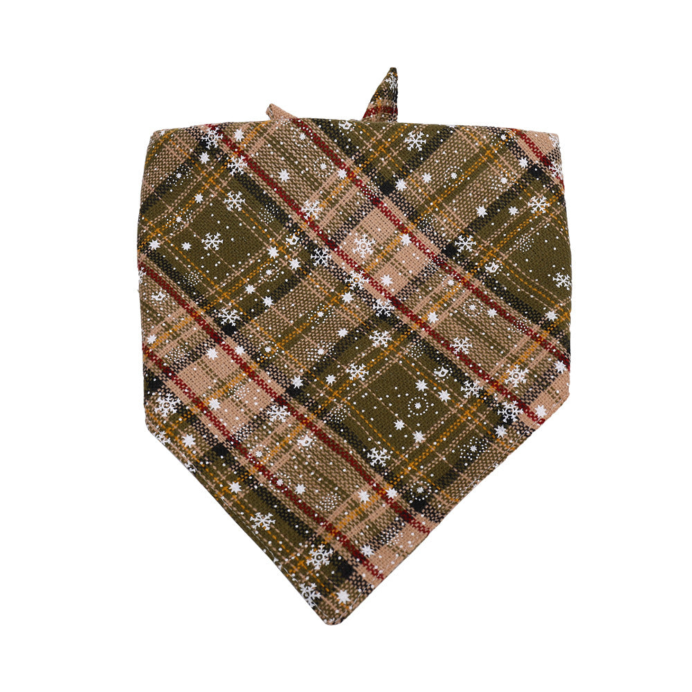 KFX-0958653 Pet Drool Towel - Cotton-Polyester Blend, 65x45cm, All Season Use
