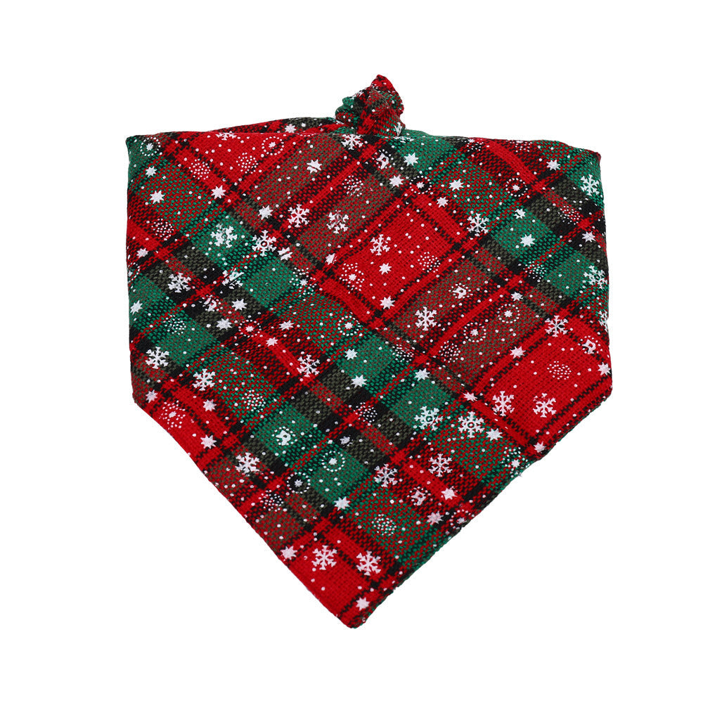 KFX-0958653 Pet Drool Towel - Cotton-Polyester Blend, 65x45cm, All Season Use