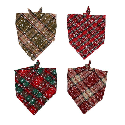 KFX-0958653 Pet Drool Towel - Cotton-Polyester Blend, 65x45cm, All Season Use