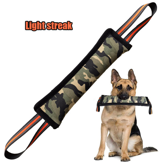 KFX-0959677 Durable Camouflage Cloth Dog Training Stick for Bite Resistance