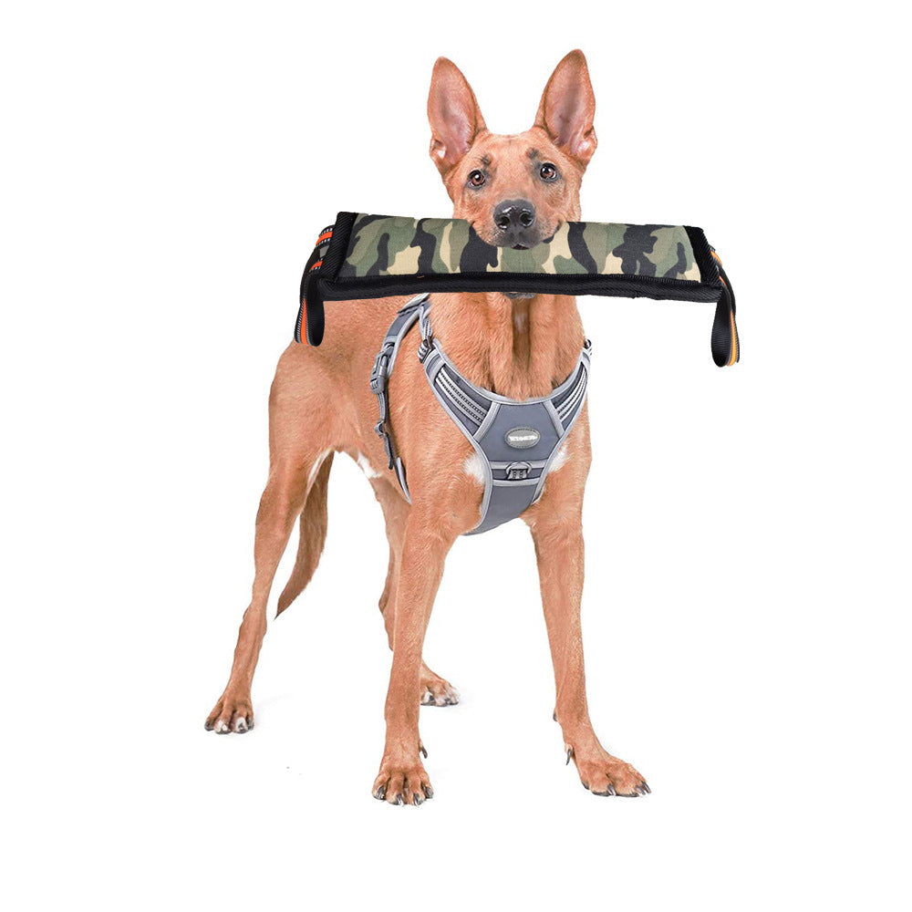 KFX-0959677 Durable Camouflage Cloth Dog Training Stick for Bite Resistance