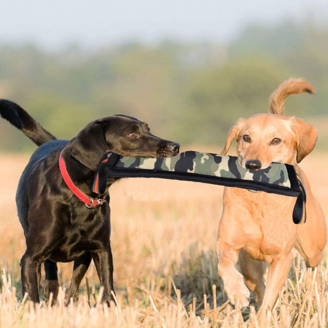KFX-0959677 Durable Camouflage Cloth Dog Training Stick for Bite Resistance