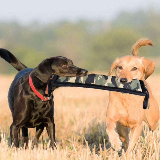 KFX-0959677 Durable Camouflage Cloth Dog Training Stick for Bite Resistance