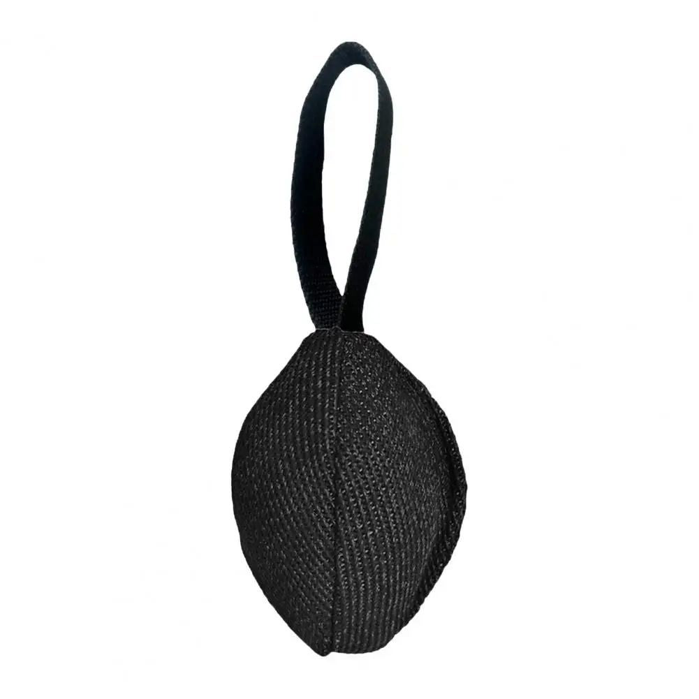 KFX-0961853 Durable Linen Tug Toy with T-Shaped Pull Tab for Interactive Dog Training and Agility Development