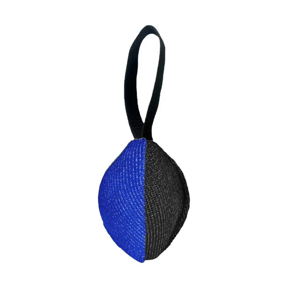 KFX-0961853 Durable Linen Tug Toy with T-Shaped Pull Tab for Interactive Dog Training and Agility Development