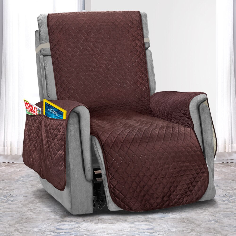 KFX-0962877 Reversible Waterproof Sofa Slipcover Protector for Pets, Spills, and Stains