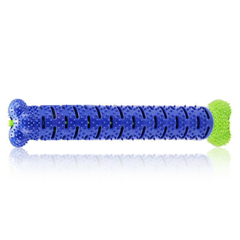 KFX-0968253 Dog Chew Toy & Toothbrush Stick for Dental Care, Silicone Molar Cleaner with Treat Dispenser, 25cm