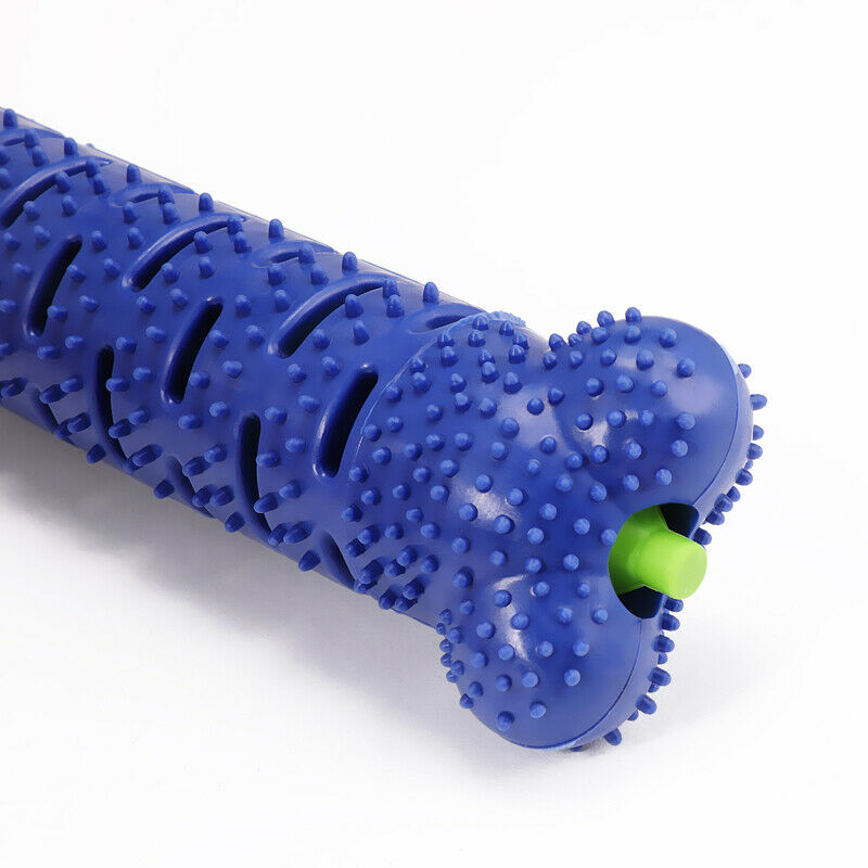KFX-0968253 Dog Chew Toy & Toothbrush Stick for Dental Care, Silicone Molar Cleaner with Treat Dispenser, 25cm