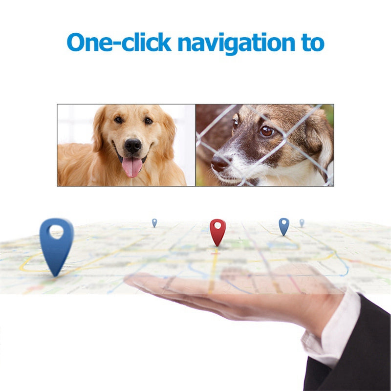 KFX-0974525 GPS Pet Tracking Collar with LED Display and Multi-Positioning Features for Dogs
