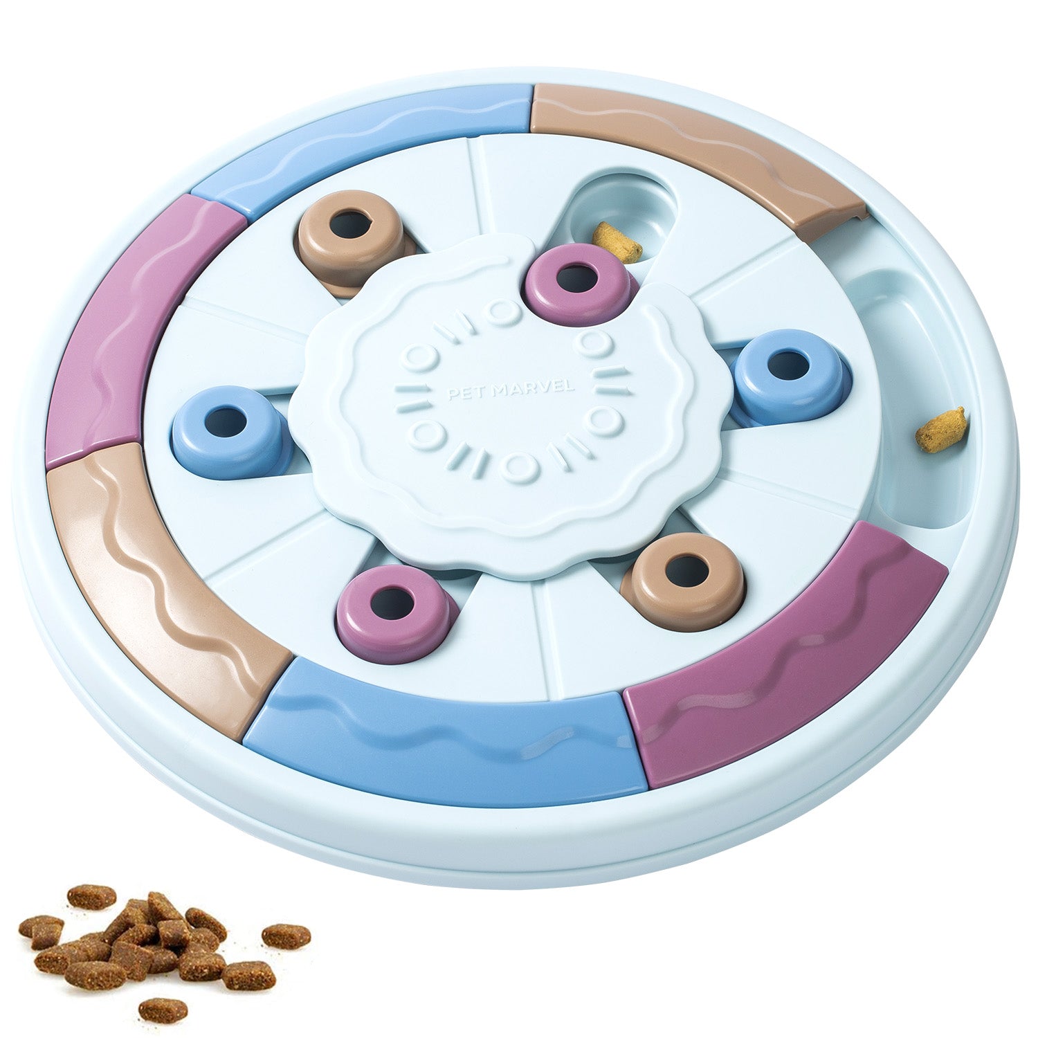 KFX-0979133 Interactive Dog Puzzle Game Toy - Levels 1-3, Enhances Thinking Skills, Easy to Clean, Non-Slip Design