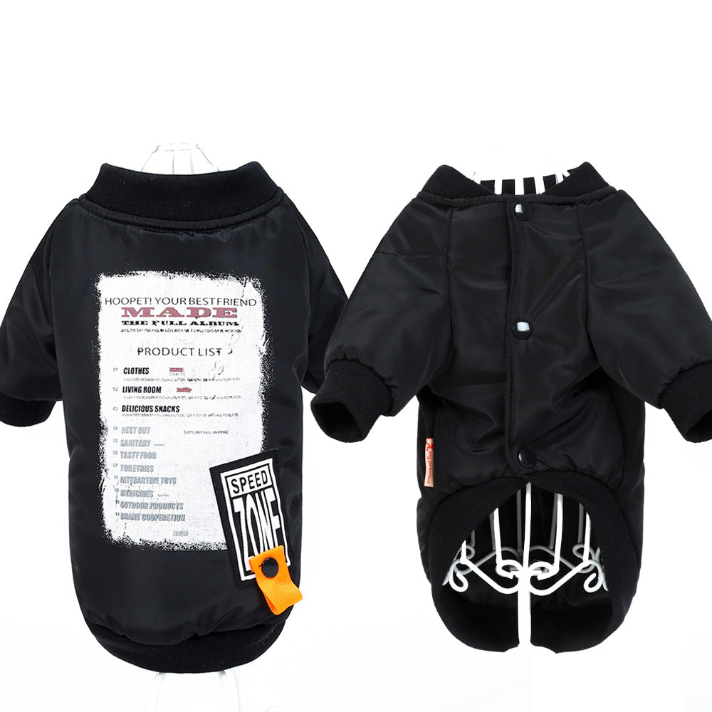 KFX-0982461 Casual Printed Winter Clothes for Dogs - Soft Cotton Fabric