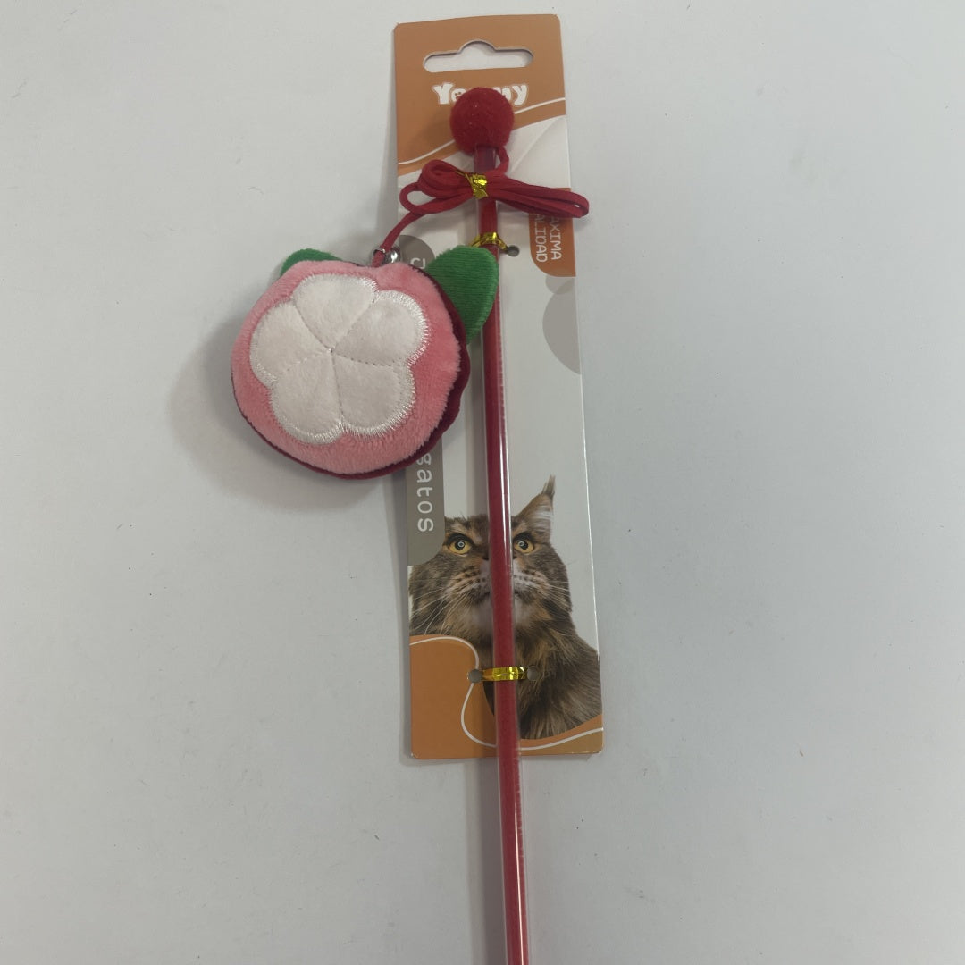 KFX-0983101 Fruit-Shaped Cat Teaser Toy for Interactive Play and Exercise